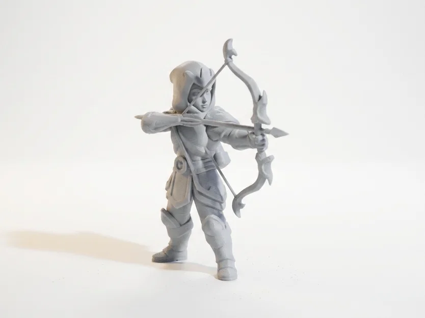 Mô hình 3D Cung thủ Băng giá - Tượng Fantasy cực chất - Image 2