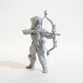 Mô hình 3D Cung thủ Băng giá - Tượng Fantasy cực chất - Thumbnail 2