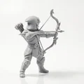 Mô hình 3D Cung thủ Băng giá - Tượng Fantasy cực chất - Thumbnail 3