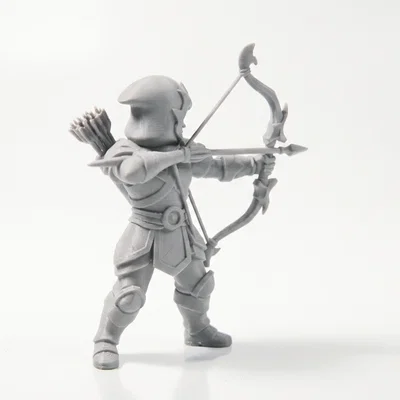 Mô hình 3D Cung thủ Băng giá - Tượng Fantasy cực chất
