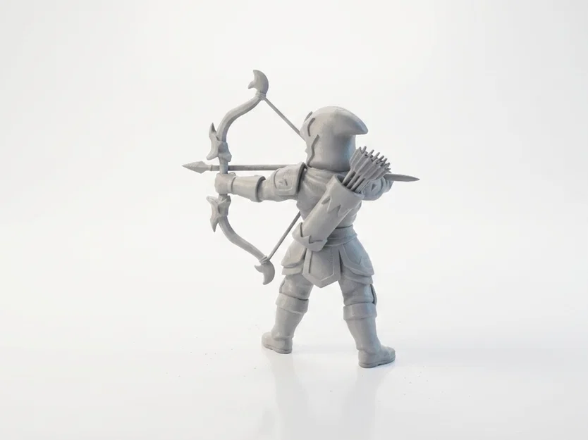 Mô hình 3D Cung thủ Băng giá - Tượng Fantasy cực chất - Image 4