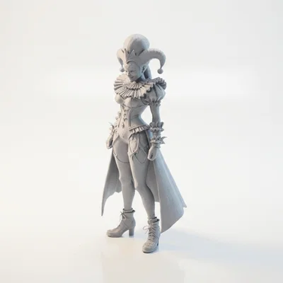 Mô hình Jester (Chú hề cung đình) giả tưởng 3D