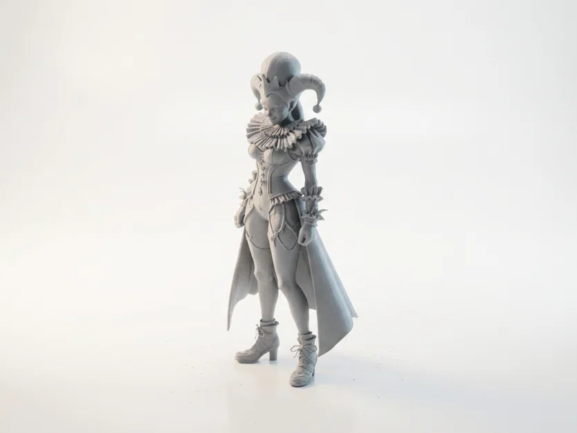 Mô hình chú hề Jester phong cách giả tưởng - File in 3D sưu tầm - Image 1