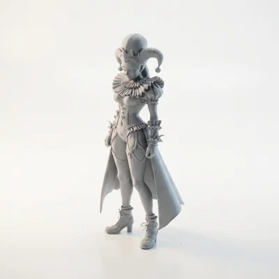 Mô hình chú hề Jester phong cách giả tưởng - File in 3D sưu tầm