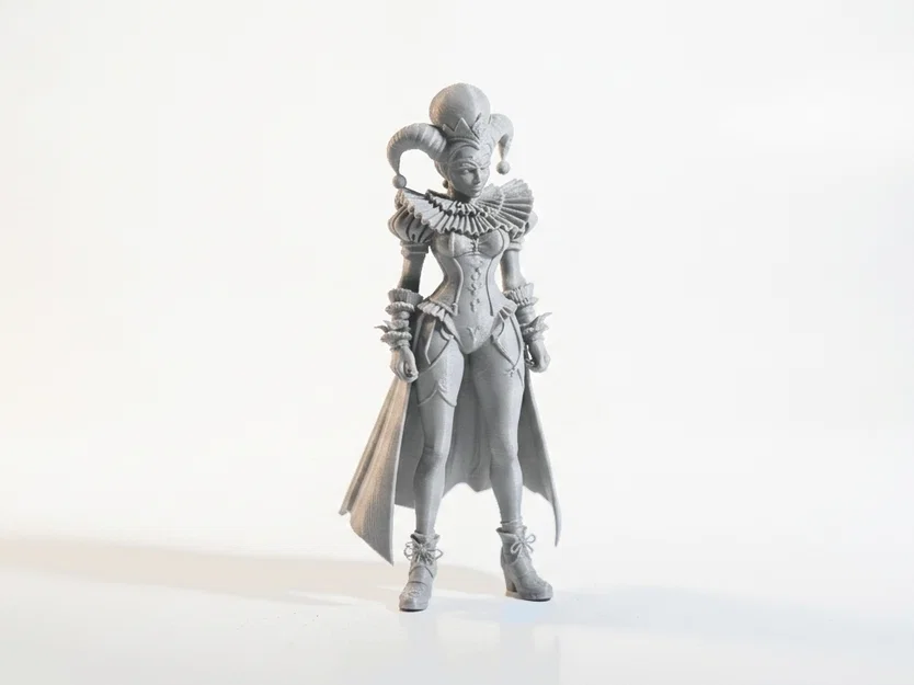 Mô hình chú hề Jester phong cách giả tưởng - File in 3D sưu tầm - Image 2