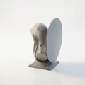 Tượng bán thân Chúa Jesus - Mô hình điêu khắc 3D tôn giáo - Thumbnail 4