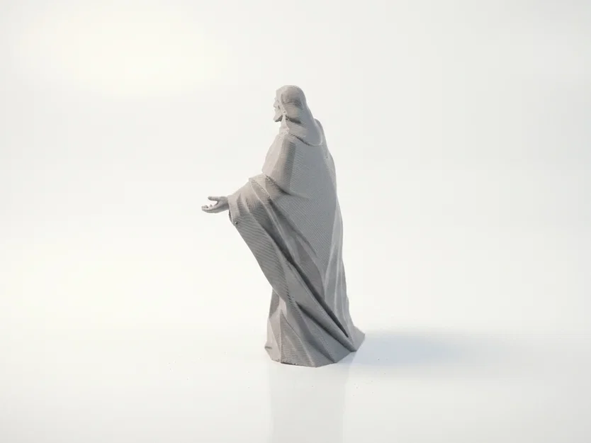 Tượng Chúa Jesus - Mô hình 3D tôn giáo đầy cảm hứng - Image 4