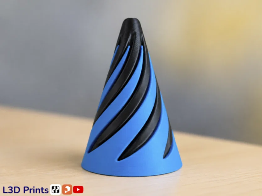 Spiral Fidget: Đồ chơi giảm stress hình nón độc đáo in 3D - Image 1