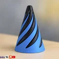 Spiral Fidget: Đồ chơi giảm stress hình nón độc đáo in 3D - Thumbnail 1