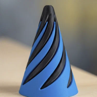 Spiral Fidget: Đồ chơi giảm stress hình nón độc đáo in 3D
