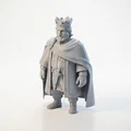 Mô hình tượng Vua thời trung cổ 3D ấn tượng - Thumbnail 1