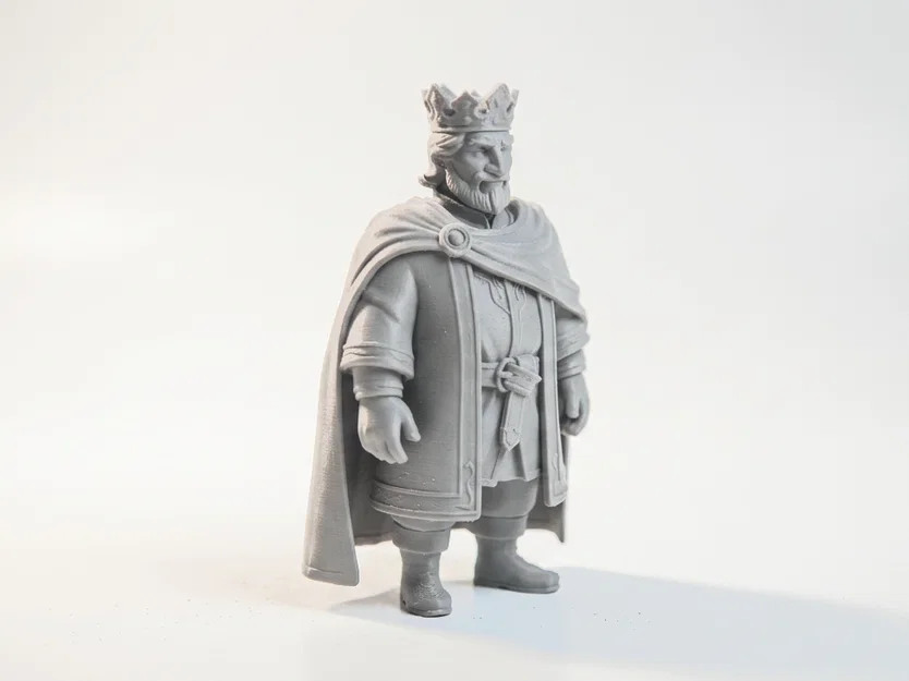 Mô hình tượng Vua thời trung cổ 3D ấn tượng - Image 2