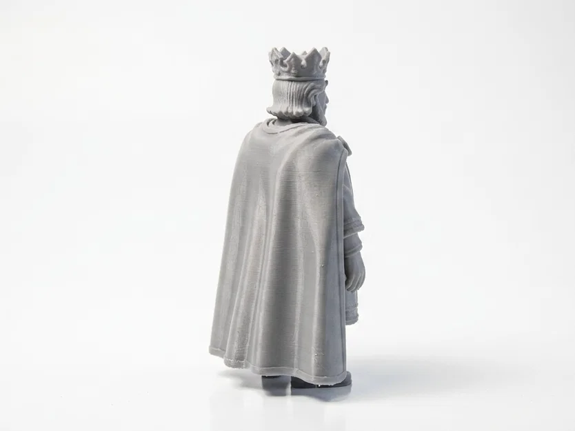 Mô hình tượng Vua thời trung cổ 3D ấn tượng - Image 3