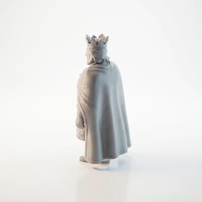 Mô hình tượng Vua thời trung cổ 3D ấn tượng