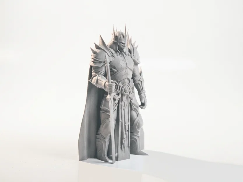 Mô hình Hiệp sĩ mặc giáp phong cách giả tưởng (3D Printable) - Image 2