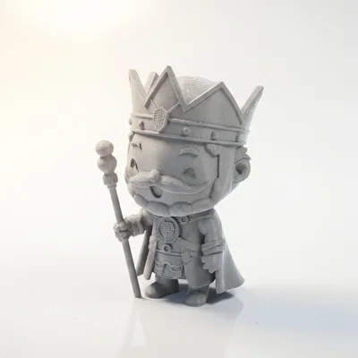 Mô hình 3D King Warrior - Tượng chiến binh thần thoại giả tưởng