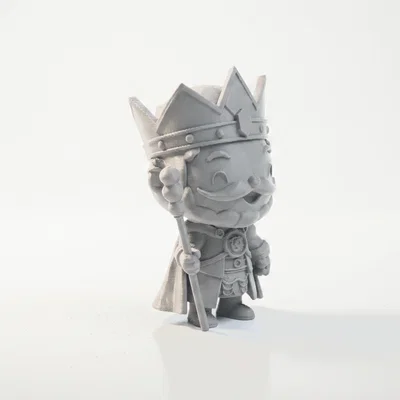 Mô hình 3D King Warrior - Tượng chiến binh thần thoại giả tưởng