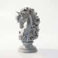 Mô Hình 3D Bust Ngựa Hiệp Sĩ Phong Cách Fantasy In 3D - Thumbnail 2