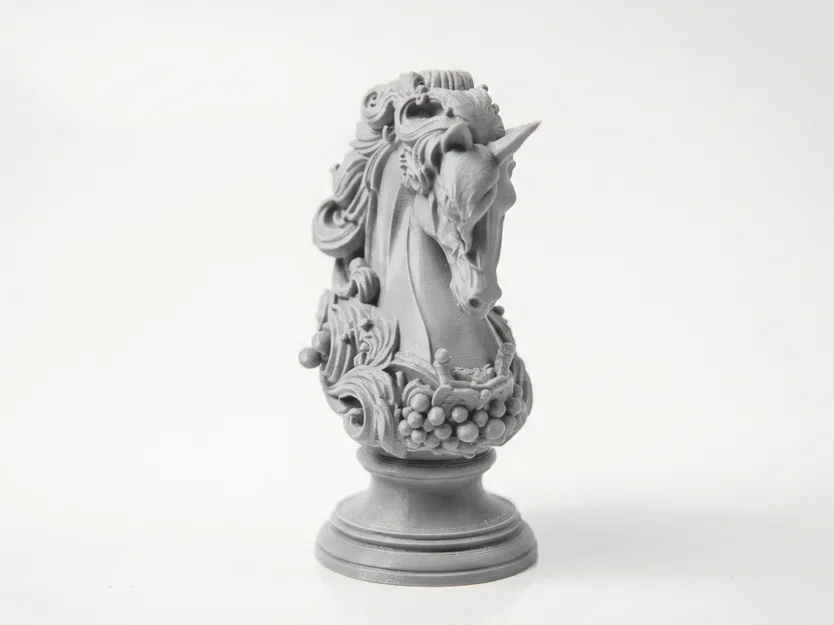 Mô Hình 3D Bust Ngựa Hiệp Sĩ Phong Cách Fantasy In 3D - Image 3