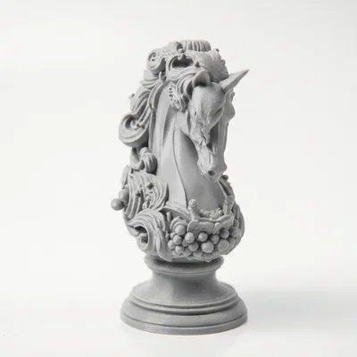 Mô Hình 3D Bust Ngựa Hiệp Sĩ Phong Cách Fantasy In 3D