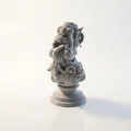 Mô Hình 3D Bust Ngựa Hiệp Sĩ Phong Cách Fantasy In 3D - Thumbnail 4