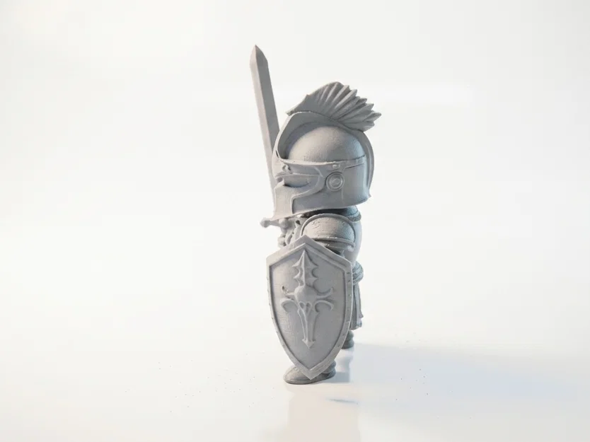 Mô hình hiệp sĩ trung cổ fantasy in 3D - Image 1