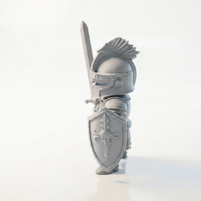 Mô hình hiệp sĩ trung cổ fantasy in 3D