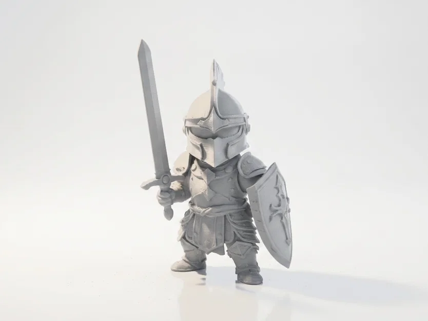 Mô hình hiệp sĩ trung cổ fantasy in 3D - Image 2