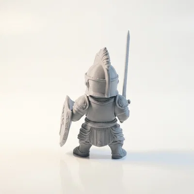 Mô hình hiệp sĩ trung cổ fantasy in 3D
