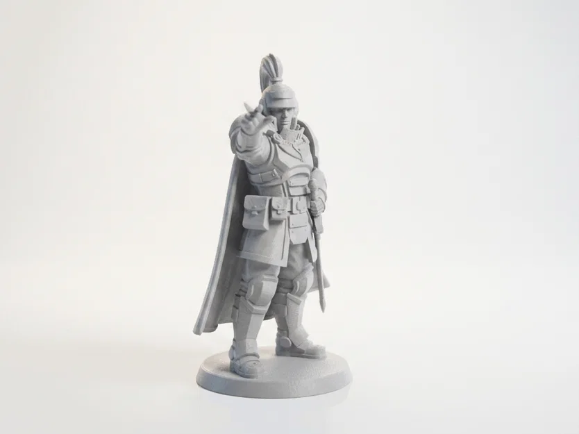 Mô hình Hiệp sĩ chỉ tay phong cách Medieval Fantasy in 3D - Image 2