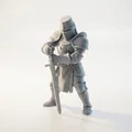 Mô hình Hiệp sĩ Trung cổ (Knight Warrior) in 3D phong cách Fantasy - Thumbnail 1