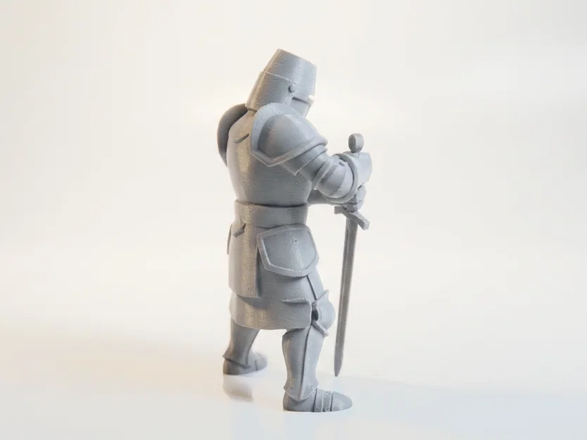 Mô hình Hiệp sĩ Trung cổ (Knight Warrior) in 3D phong cách Fantasy - Image 3