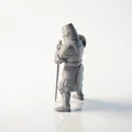 Mô hình Hiệp sĩ Trung cổ (Knight Warrior) in 3D phong cách Fantasy - Thumbnail 4