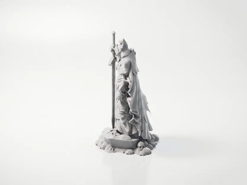 Mô hình hiệp sĩ cầm đại kiếm 3D ấn tượng - Image 4