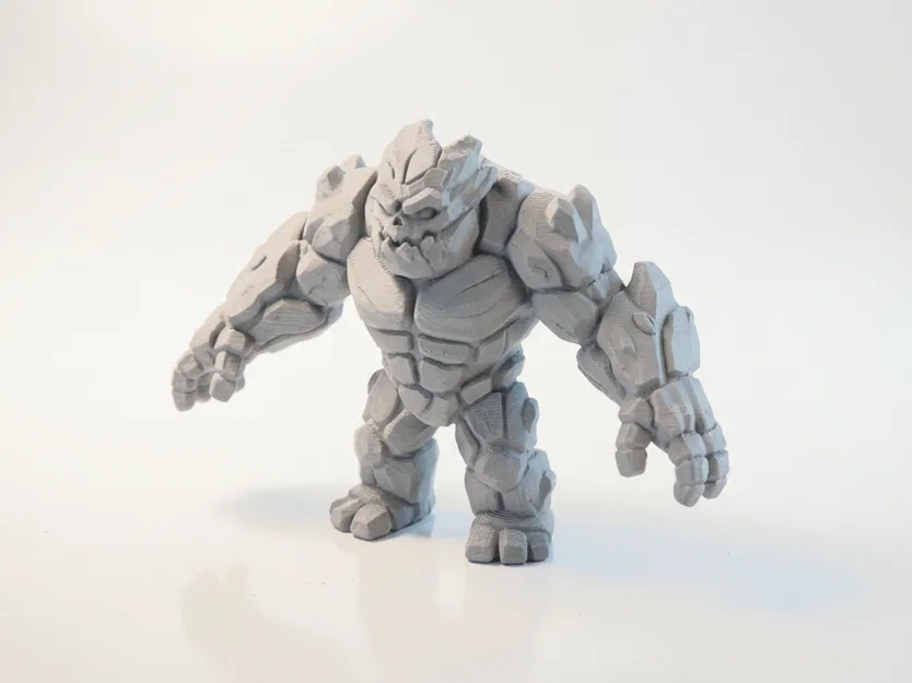 Mô Hình Quái Vật Dung Nham Thần Thoại (Lava Monster) In 3D - Image 1