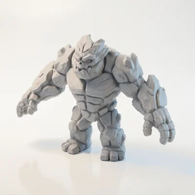 Mô Hình Quái Vật Dung Nham Thần Thoại (Lava Monster) In 3D