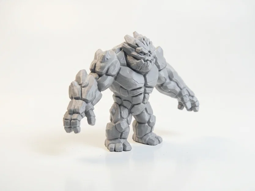 Mô Hình Quái Vật Dung Nham Thần Thoại (Lava Monster) In 3D - Image 2