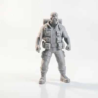 Mô hình chiến binh Machete Man Fantasy 3D Printable