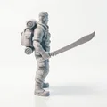 Mô hình chiến binh Machete Man Fantasy 3D Printable - Thumbnail 3