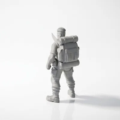 Mô hình chiến binh Machete Man Fantasy 3D Printable