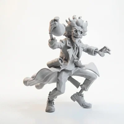 Mô hình 3D Nhà Khoa Học Điên (Mad Scientist Figurine Fantasy)