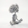 Mô hình 3D Người Đàn Ông Thiền Định Phong Cách Fantasy - Thumbnail 2
