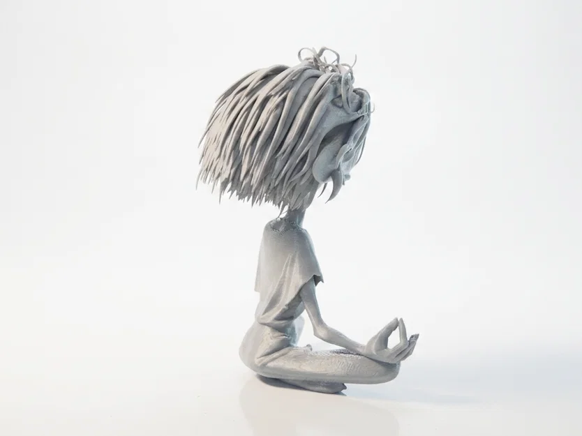 Mô hình 3D Người Đàn Ông Thiền Định Phong Cách Fantasy - Image 3