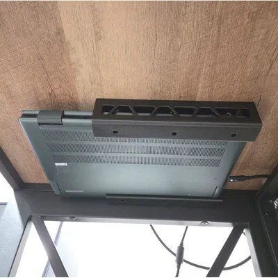 Bộ giá treo laptop dưới gầm bàn (Under Desk Mounting Brackets)