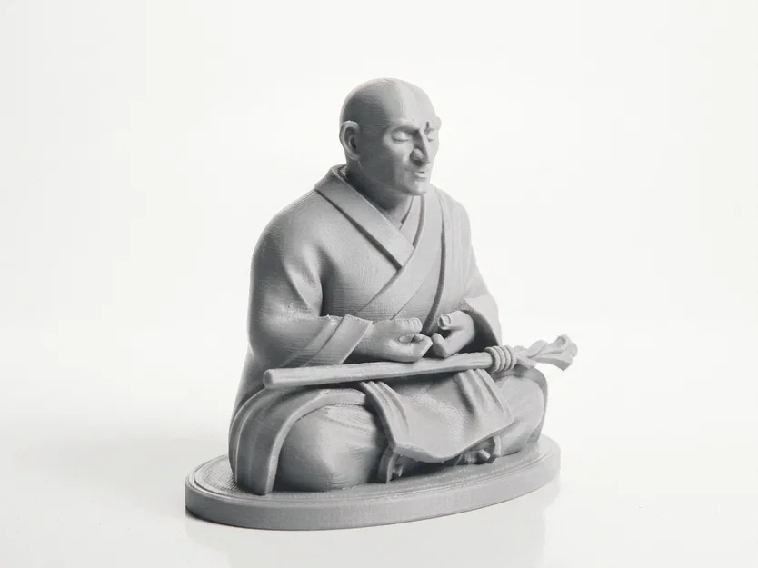 Mô hình tượng Sư Thầy Thiền định in 3D phong cách nghệ thuật - Image 2