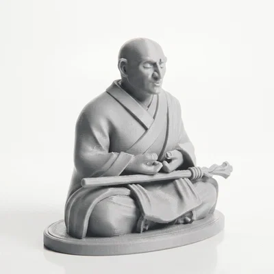 Mô hình tượng Sư Thầy Thiền định in 3D phong cách nghệ thuật