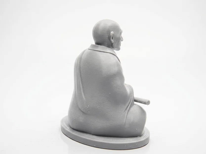 Mô hình tượng Sư Thầy Thiền định in 3D phong cách nghệ thuật - Image 3