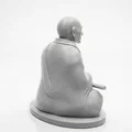 Mô hình tượng Sư Thầy Thiền định in 3D phong cách nghệ thuật - Thumbnail 3