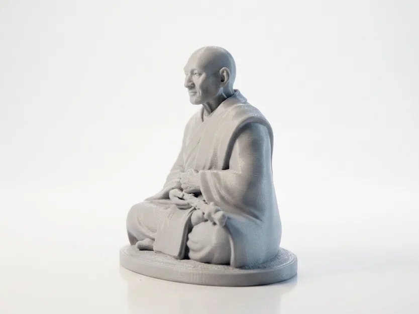Mô hình tượng Sư Thầy Thiền định in 3D phong cách nghệ thuật - Image 4