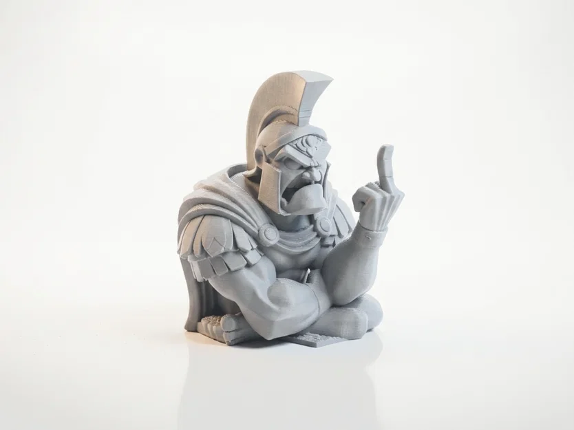 Tượng Đấu Sĩ Ngón Tay Thối - Mô Hình 3D Fantasy Độc Đáo - Image 2
